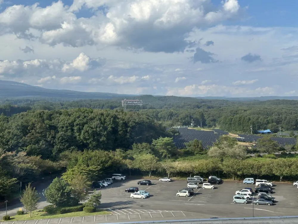 部屋から見た景色