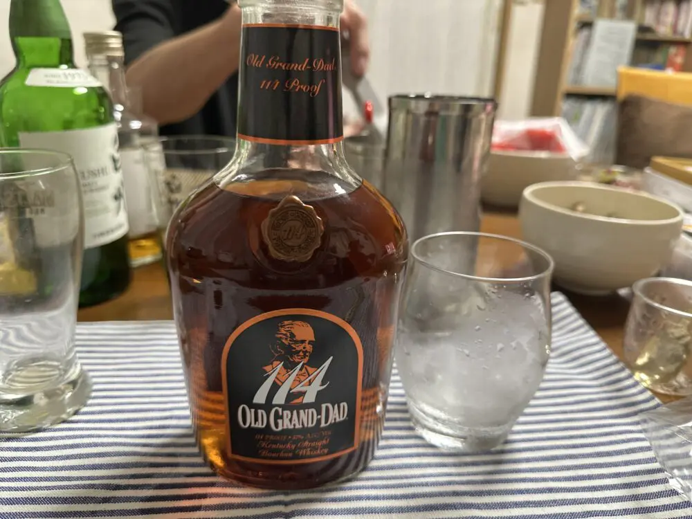 オールド・グランダッド114のボトル